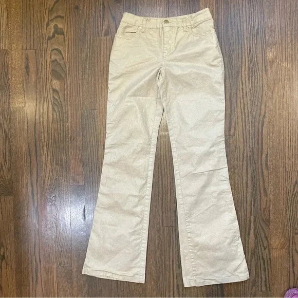 Vintage MOSCHINO Jeans Wide Leg Gold Shimmer Spice Girls - Picture 5 of 9